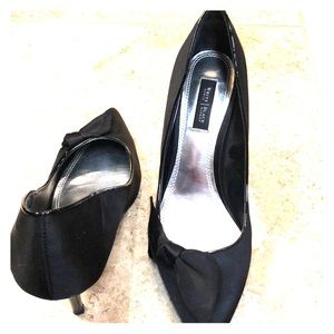 Black high heels shoes